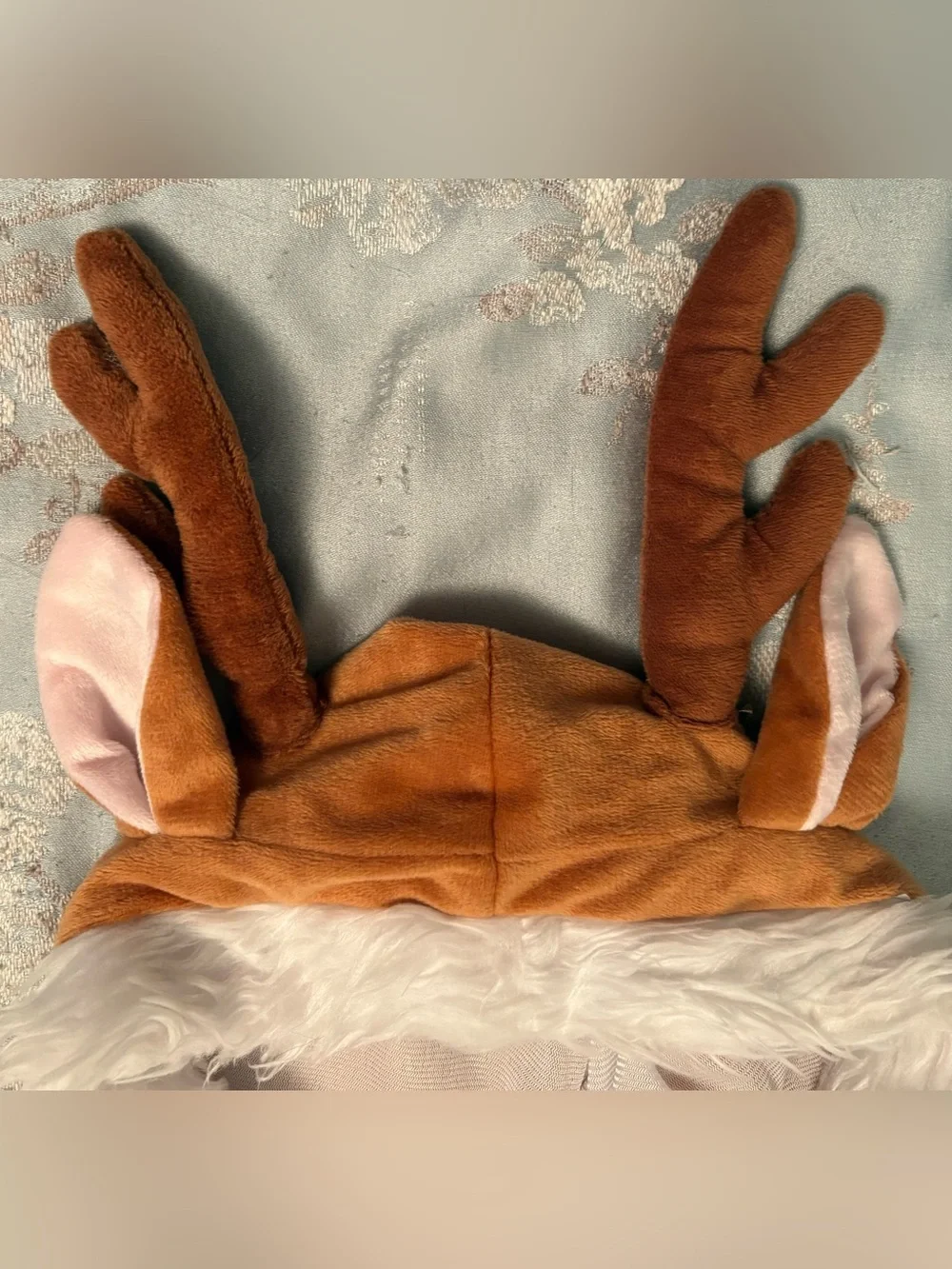 🦌Kids Brown Reindeer Costume Dress with Hood and Leg Warmers🦌